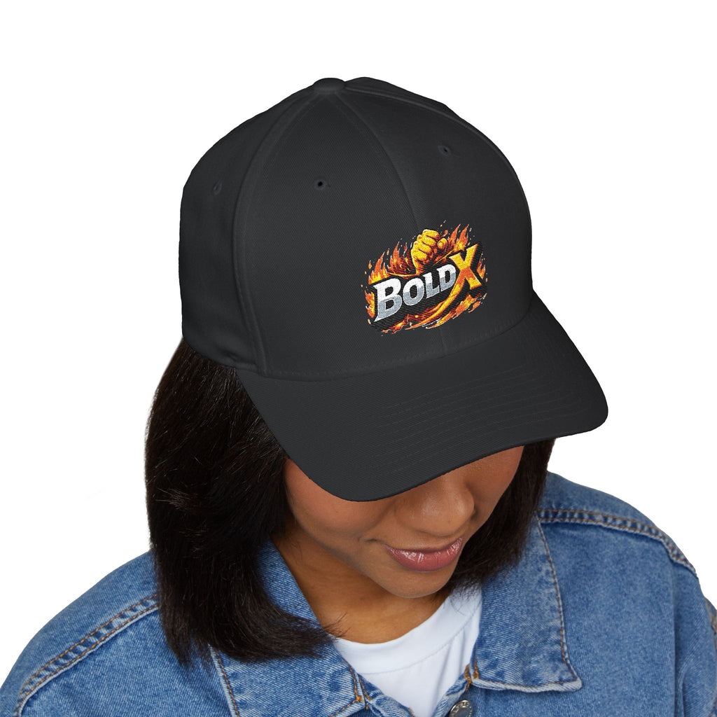 BoldX Flame Logo Embroidered Cap
