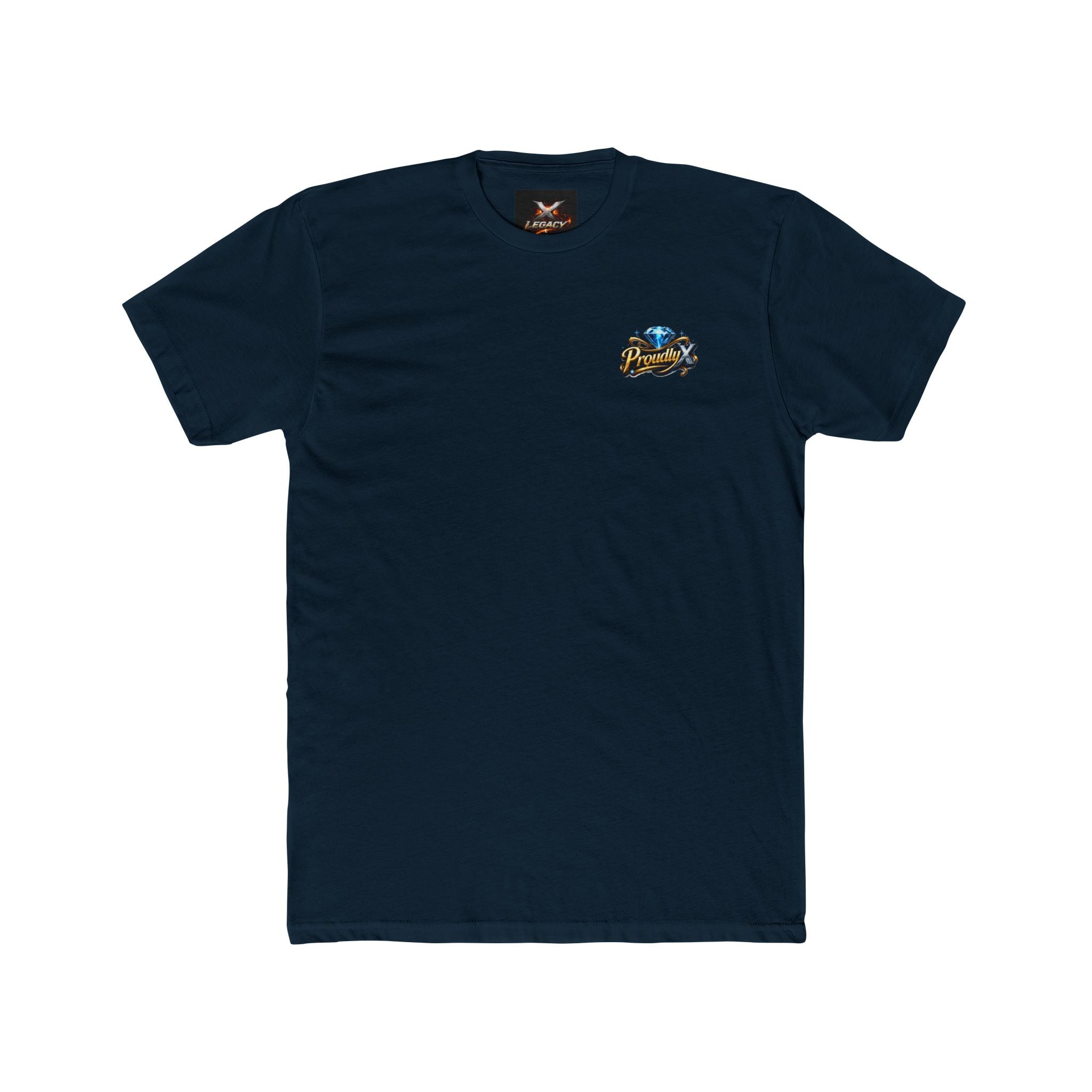 Proudly X Crew Tee — 'Define Your Excellence & Shine Brighter, GEN X' Graphic T-Shirt