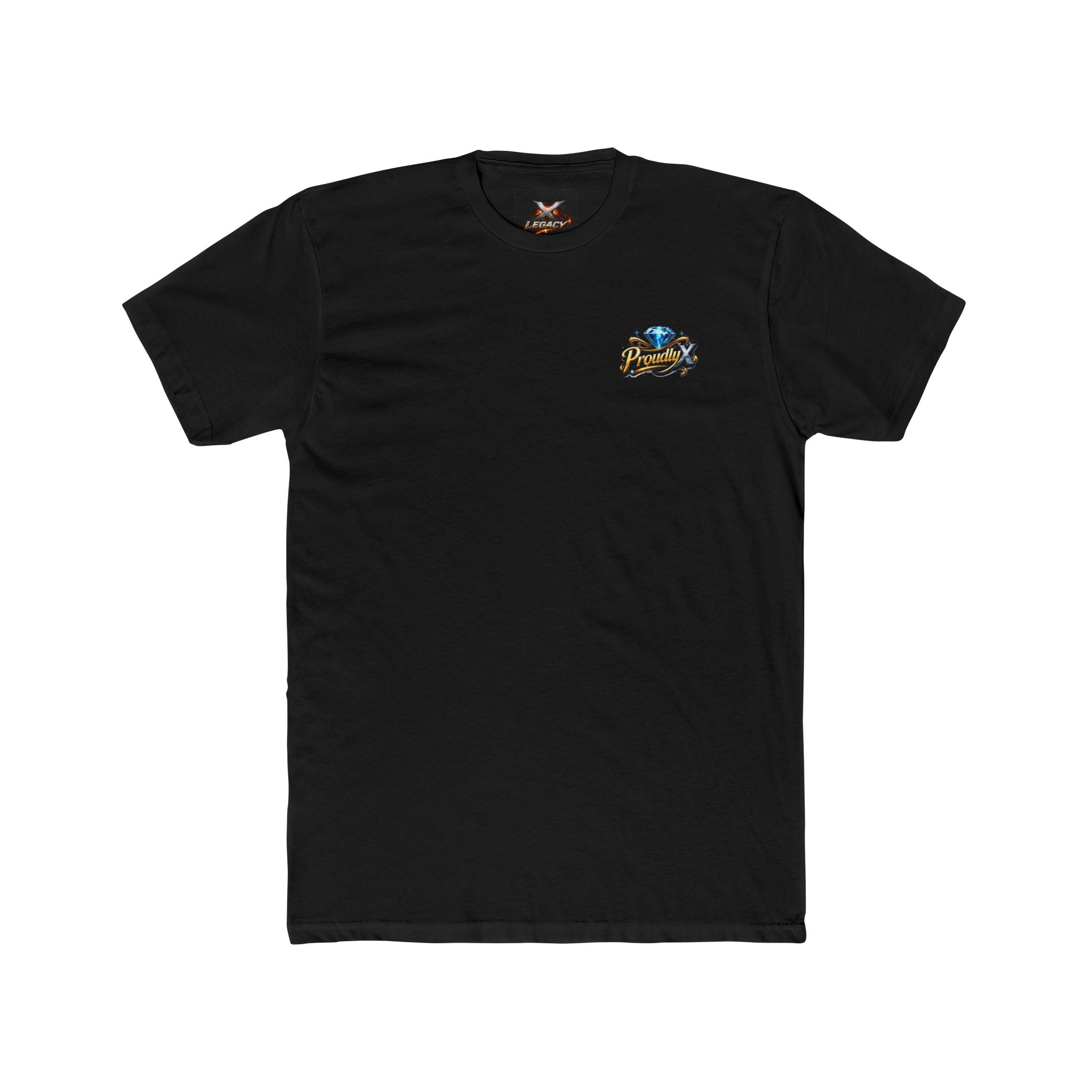Proudly X Crew Tee — 'Define Your Excellence & Shine Brighter, GEN X' Graphic T-Shirt