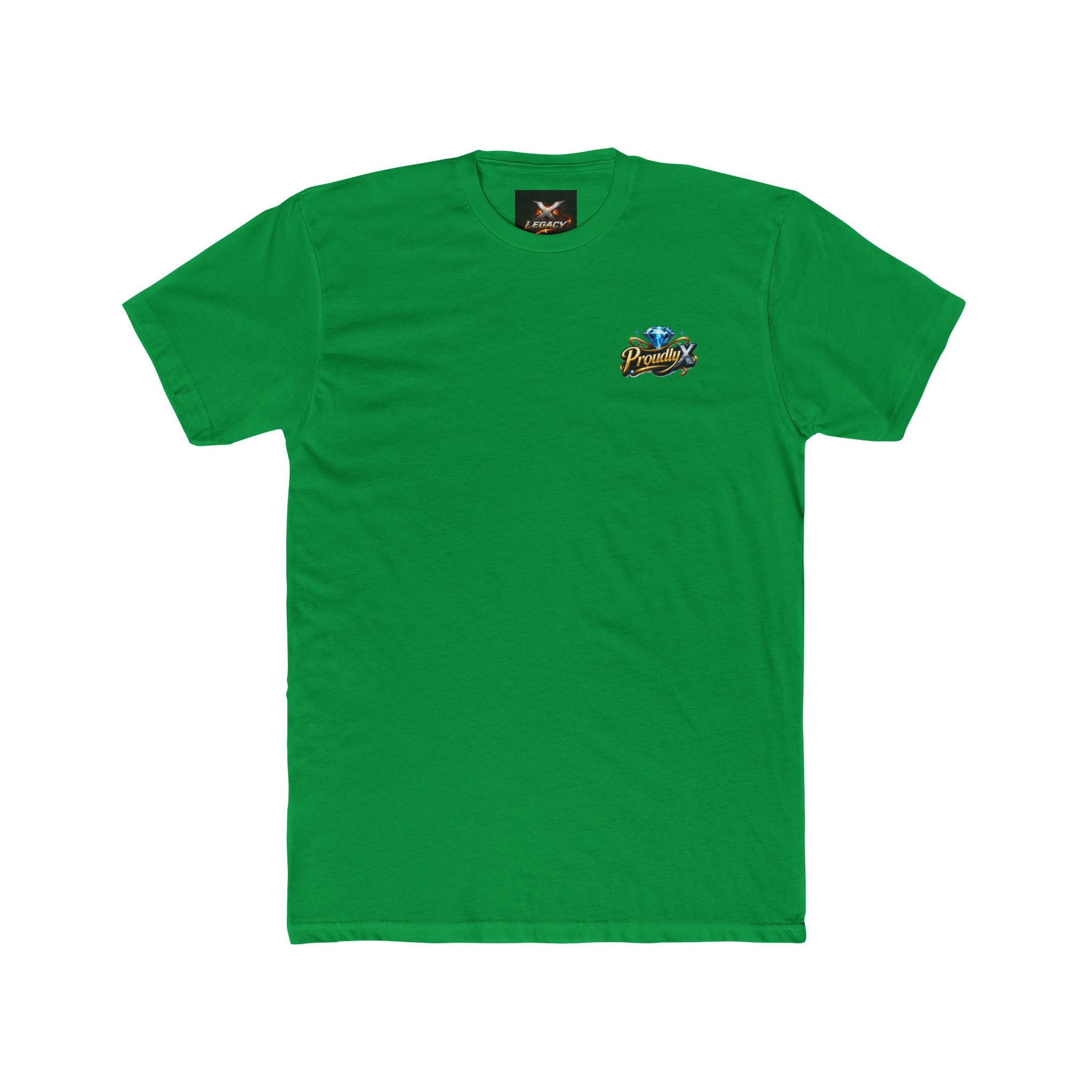Proudly X Crew Tee — 'Define Your Excellence & Shine Brighter, GEN X' Graphic T-Shirt