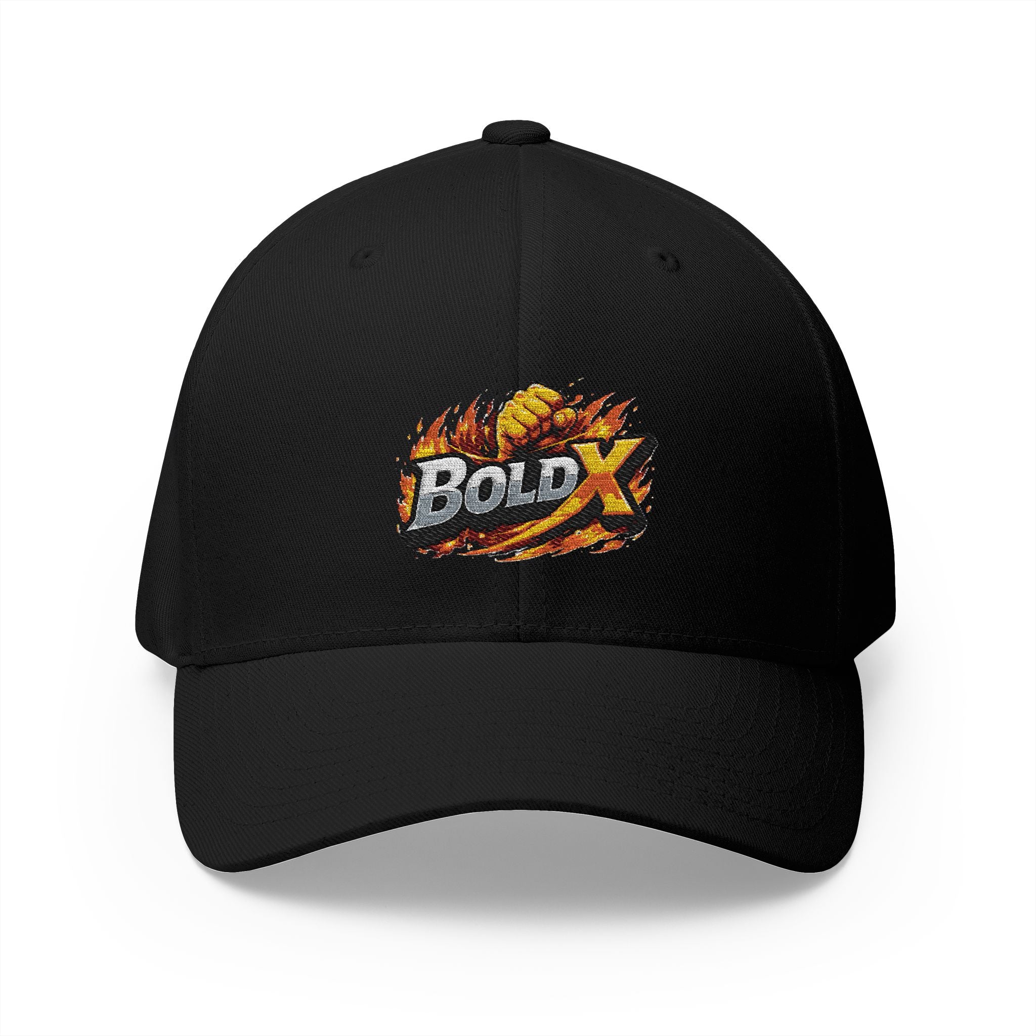 BoldX Flame Logo Embroidered Cap