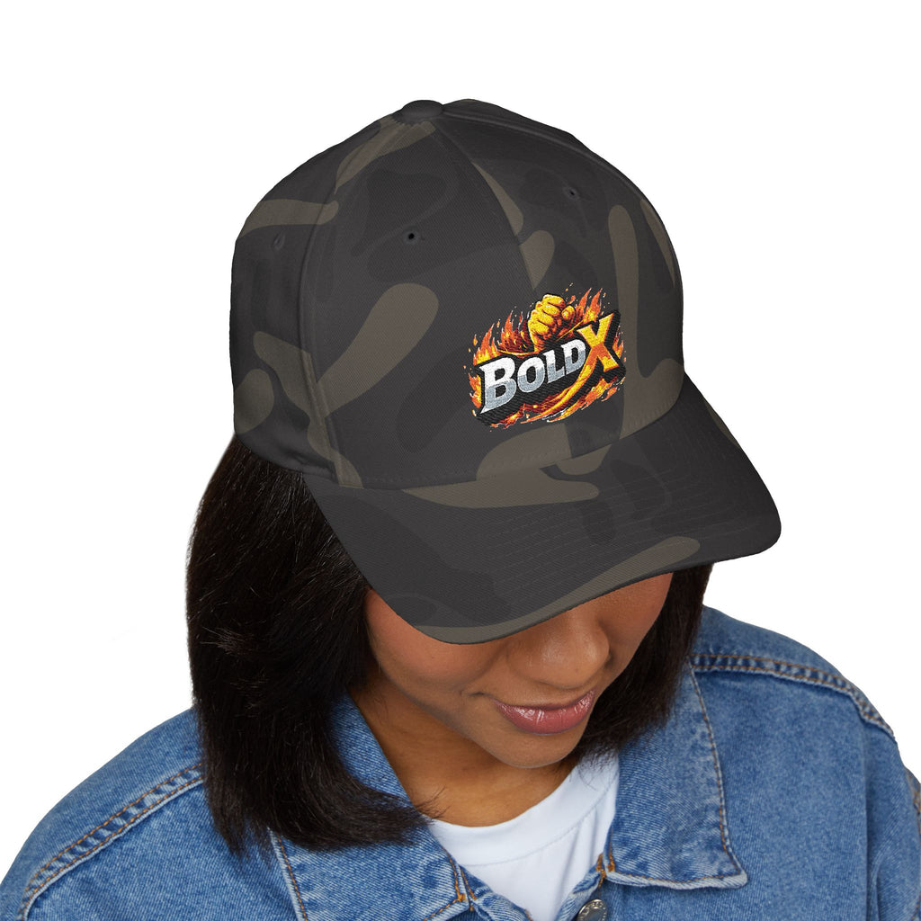 BoldX Flame Logo Embroidered Cap