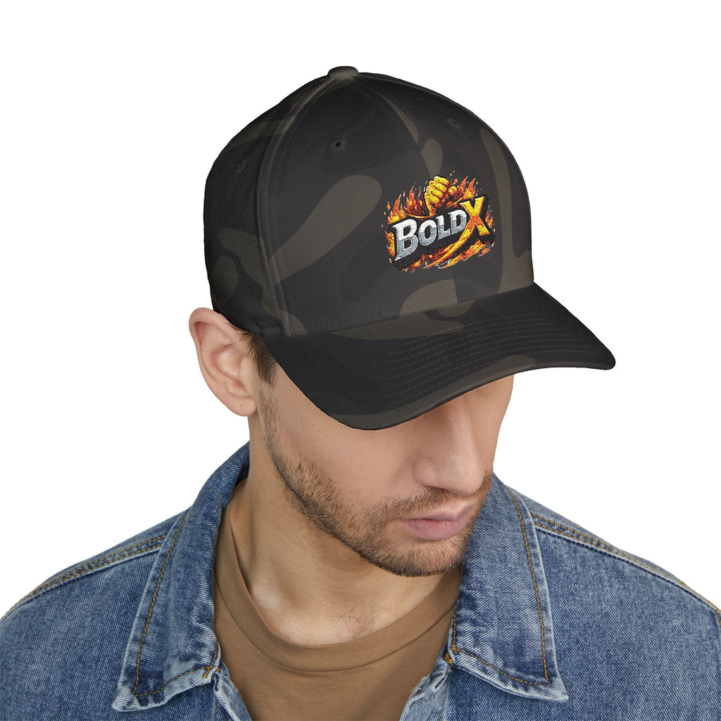 BoldX Flame Logo Embroidered Cap