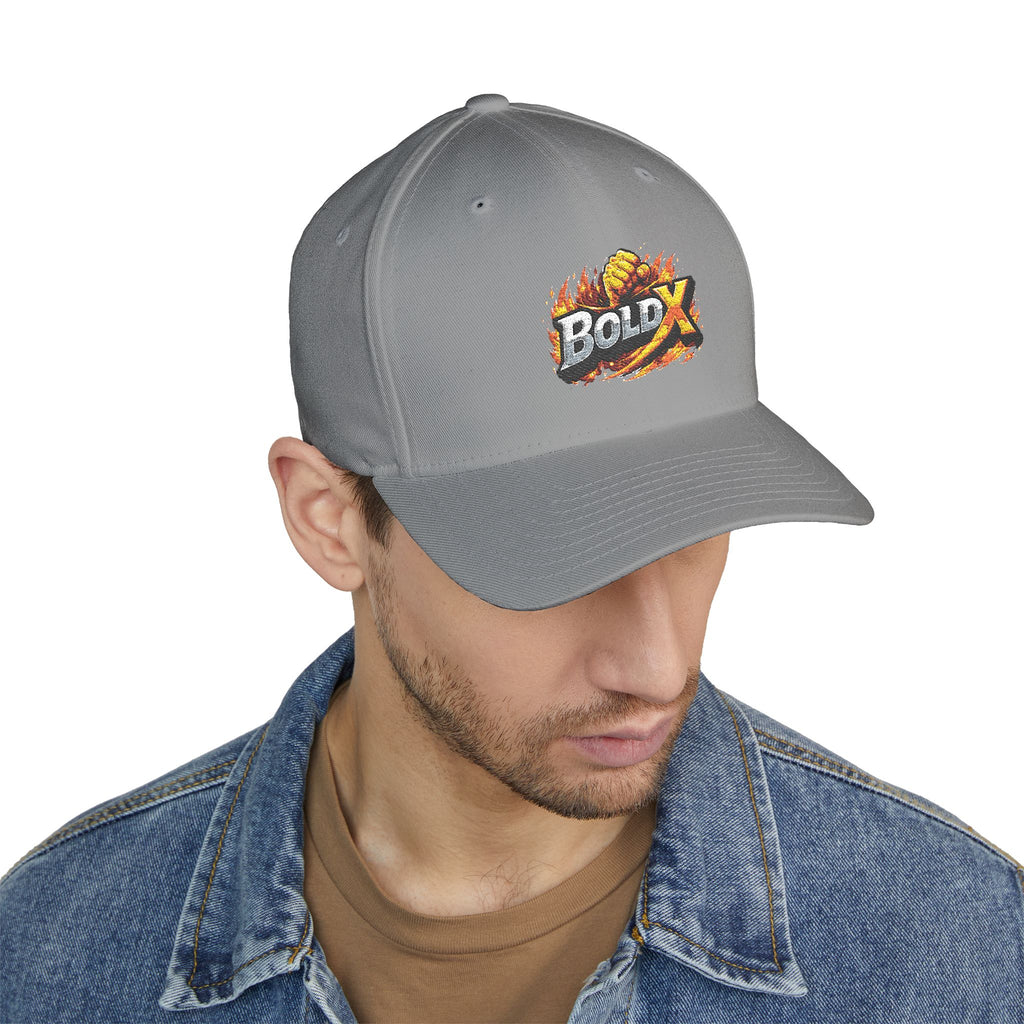 BoldX Flame Logo Embroidered Cap