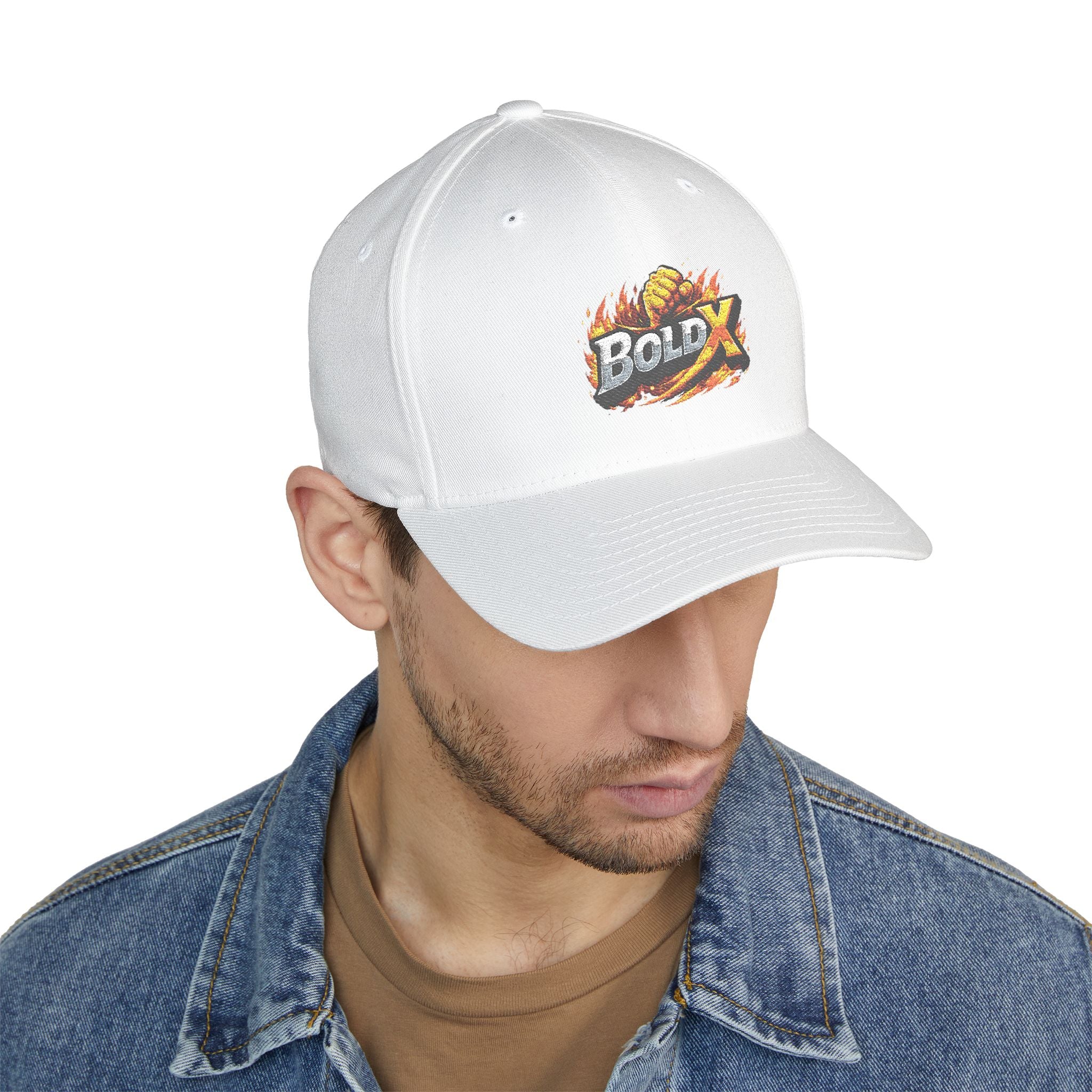 BoldX Flame Logo Embroidered Cap