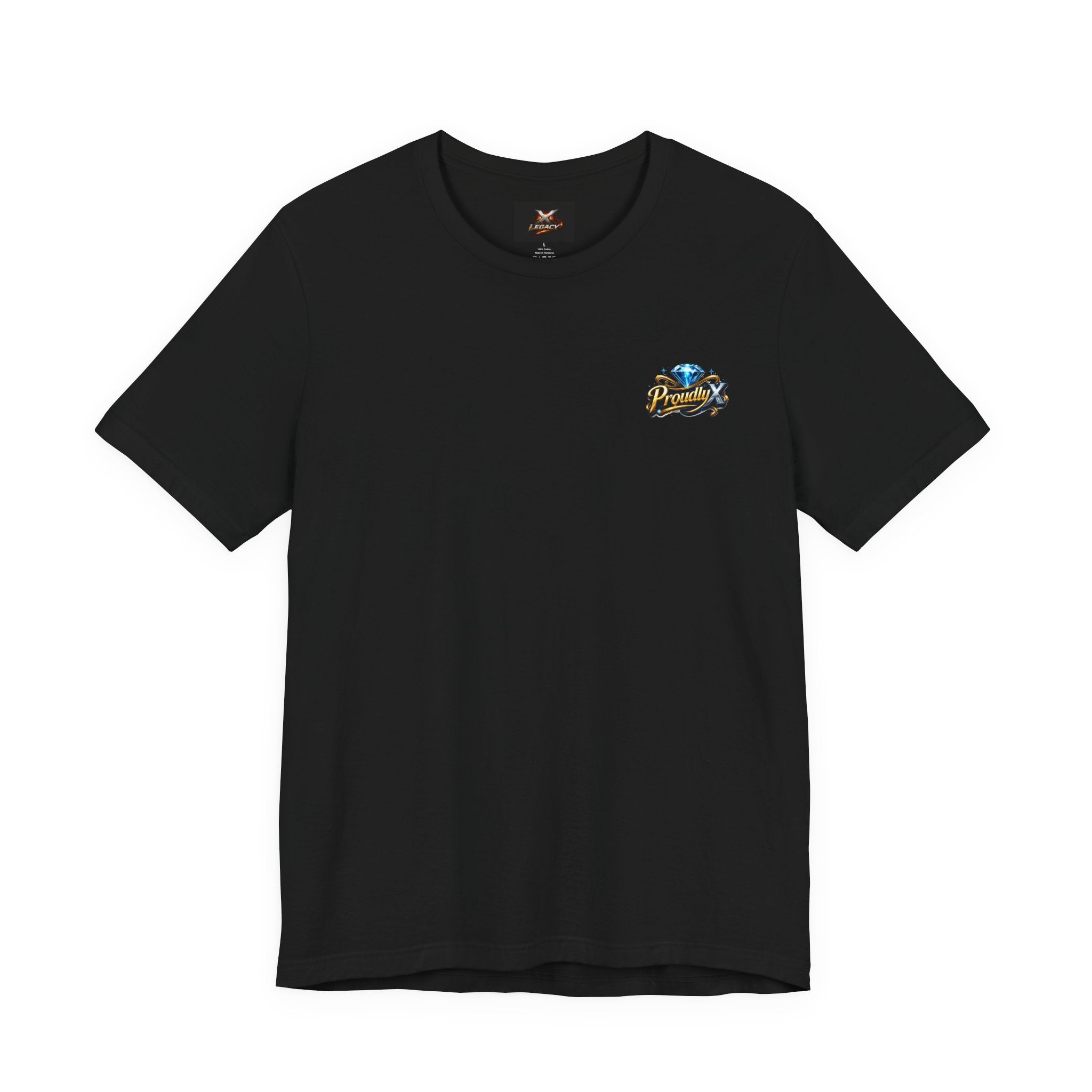 Proudly GenX Graphic Tee — "Proudly" Diamond Logo Shirt