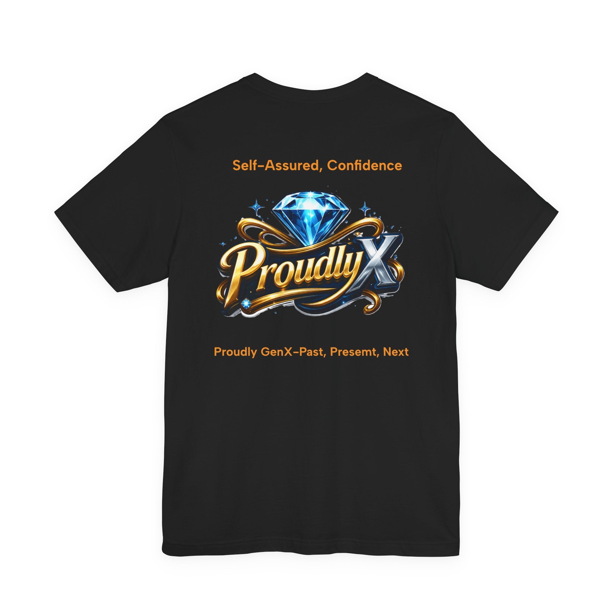 Proudly GenX Graphic Tee — "Proudly" Diamond Logo Shirt