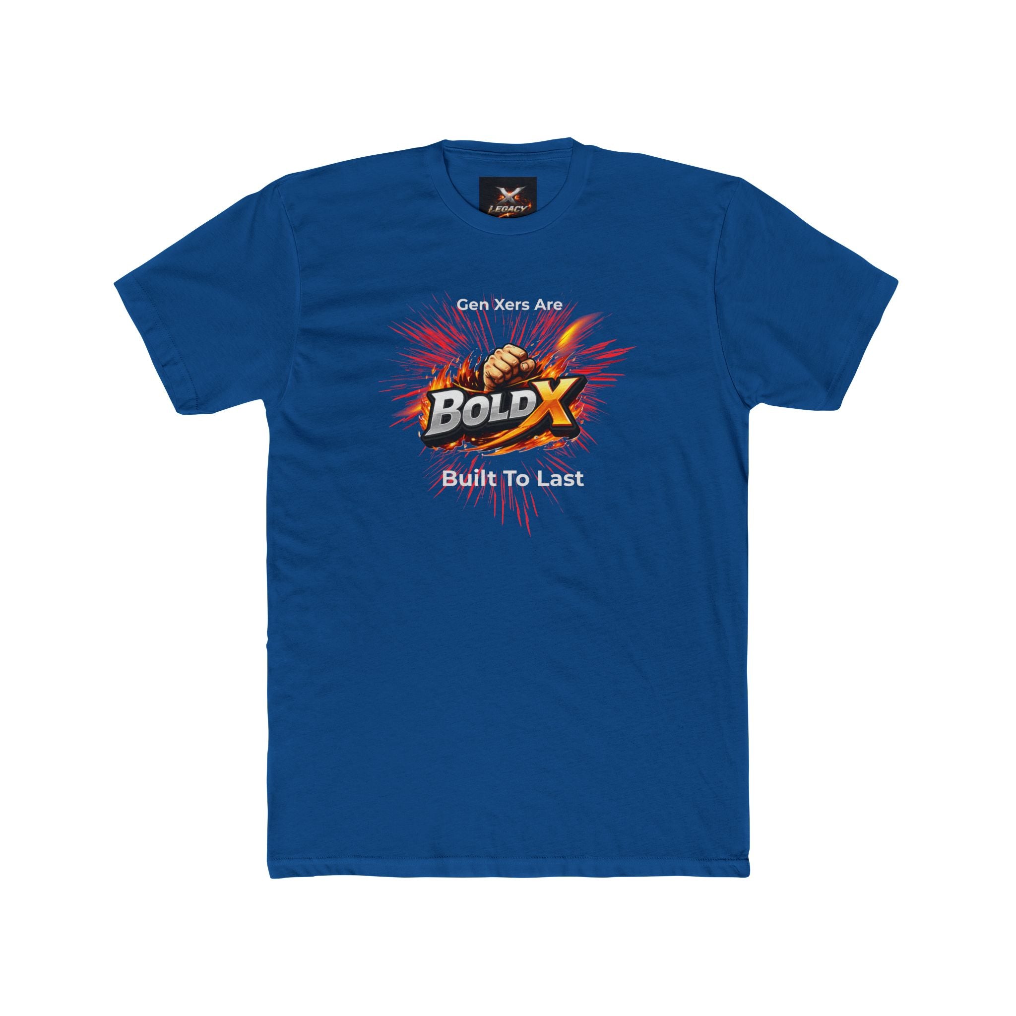 Bold X "Built To Last" Graphic Tee — Gen Xers Are Bold X Retro Vintage Tee