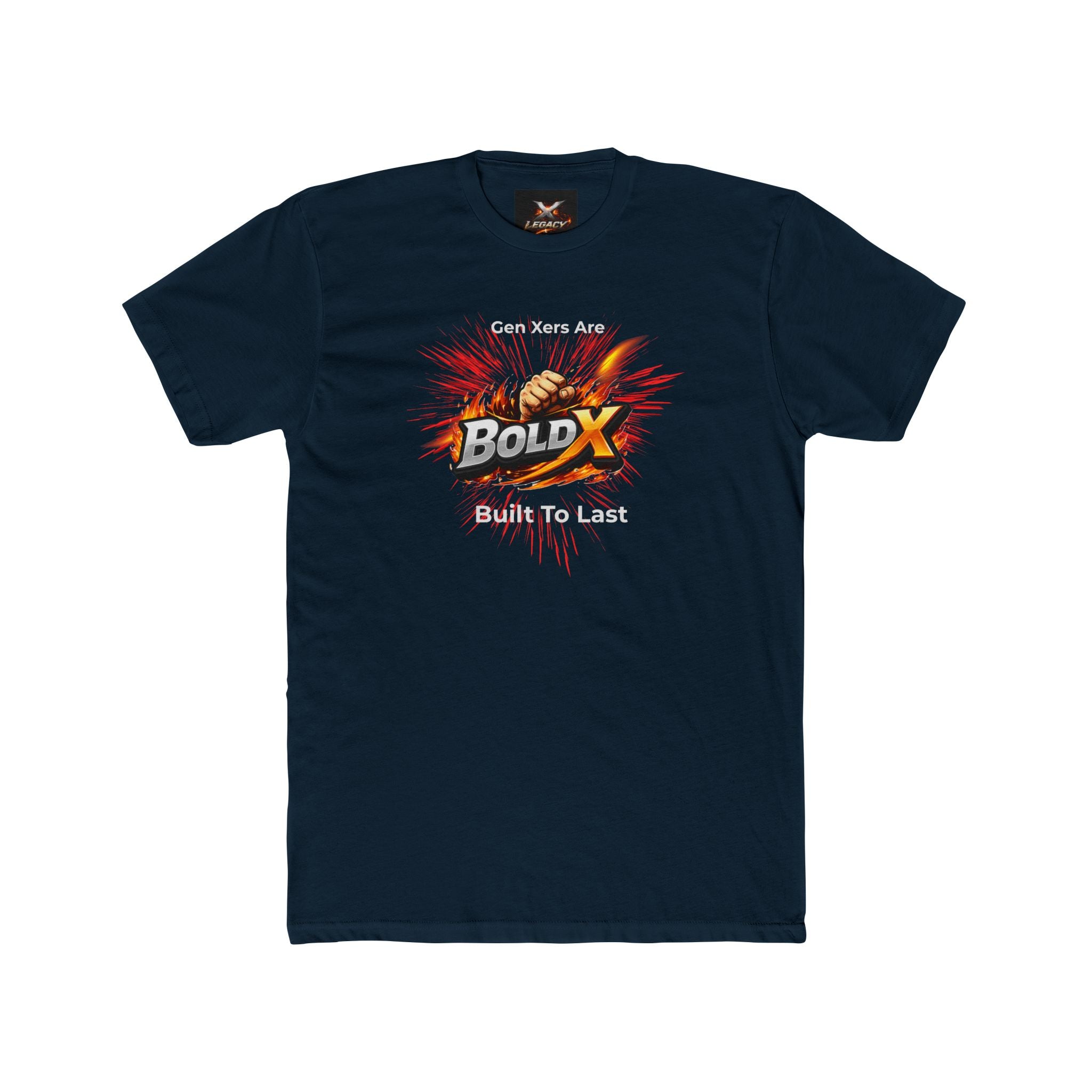 Bold X "Built To Last" Graphic Tee — Gen Xers Are Bold X Retro Vintage Tee