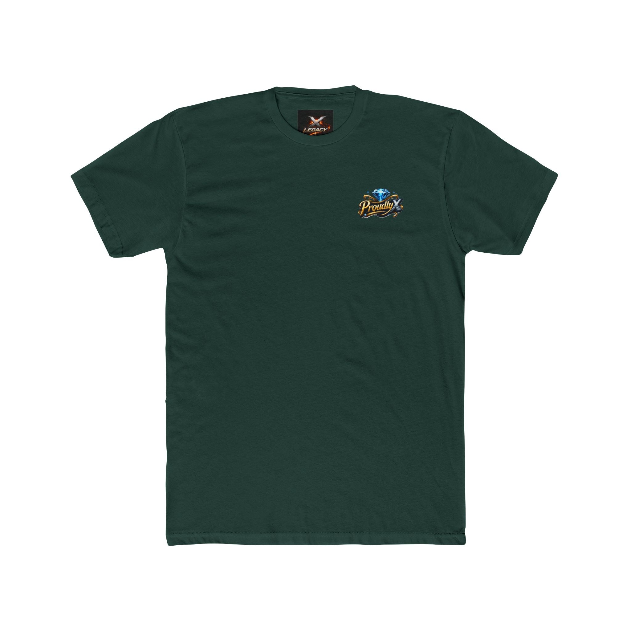 Proudly X Crew Tee — 'Define Your Excellence & Shine Brighter, GEN X' Graphic T-Shirt