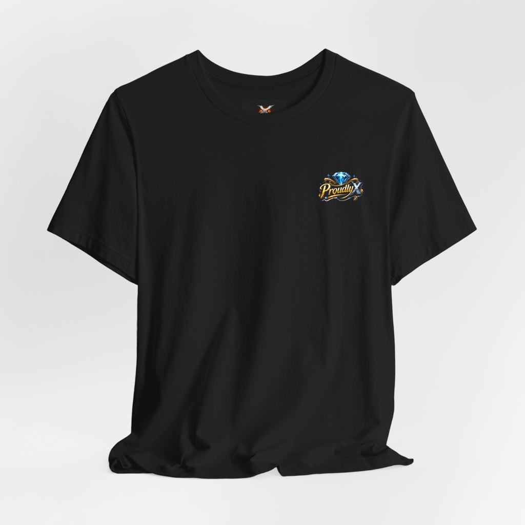 Proudly GenX Graphic Tee — "Proudly" Diamond Logo Shirt