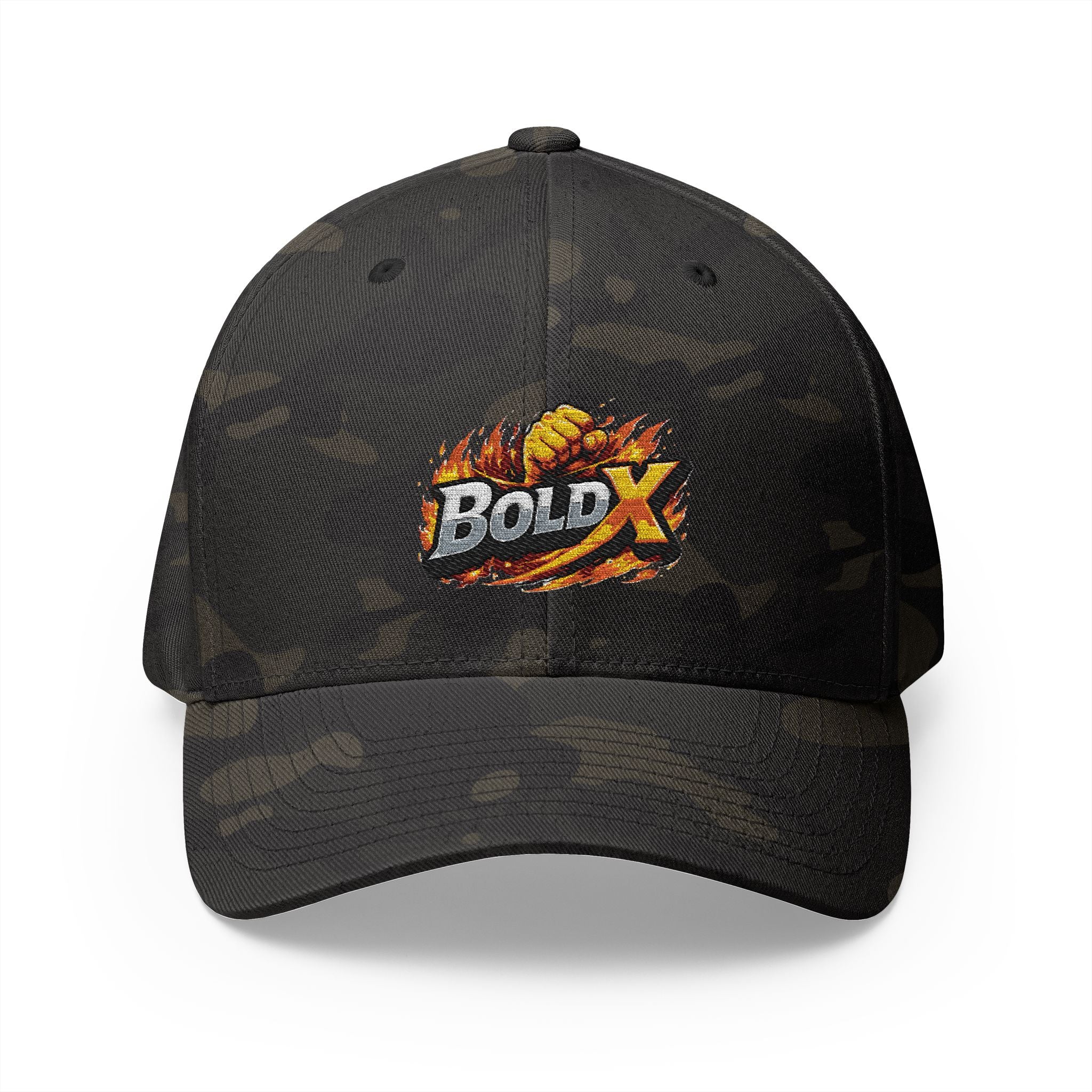 BoldX Flame Logo Embroidered Cap